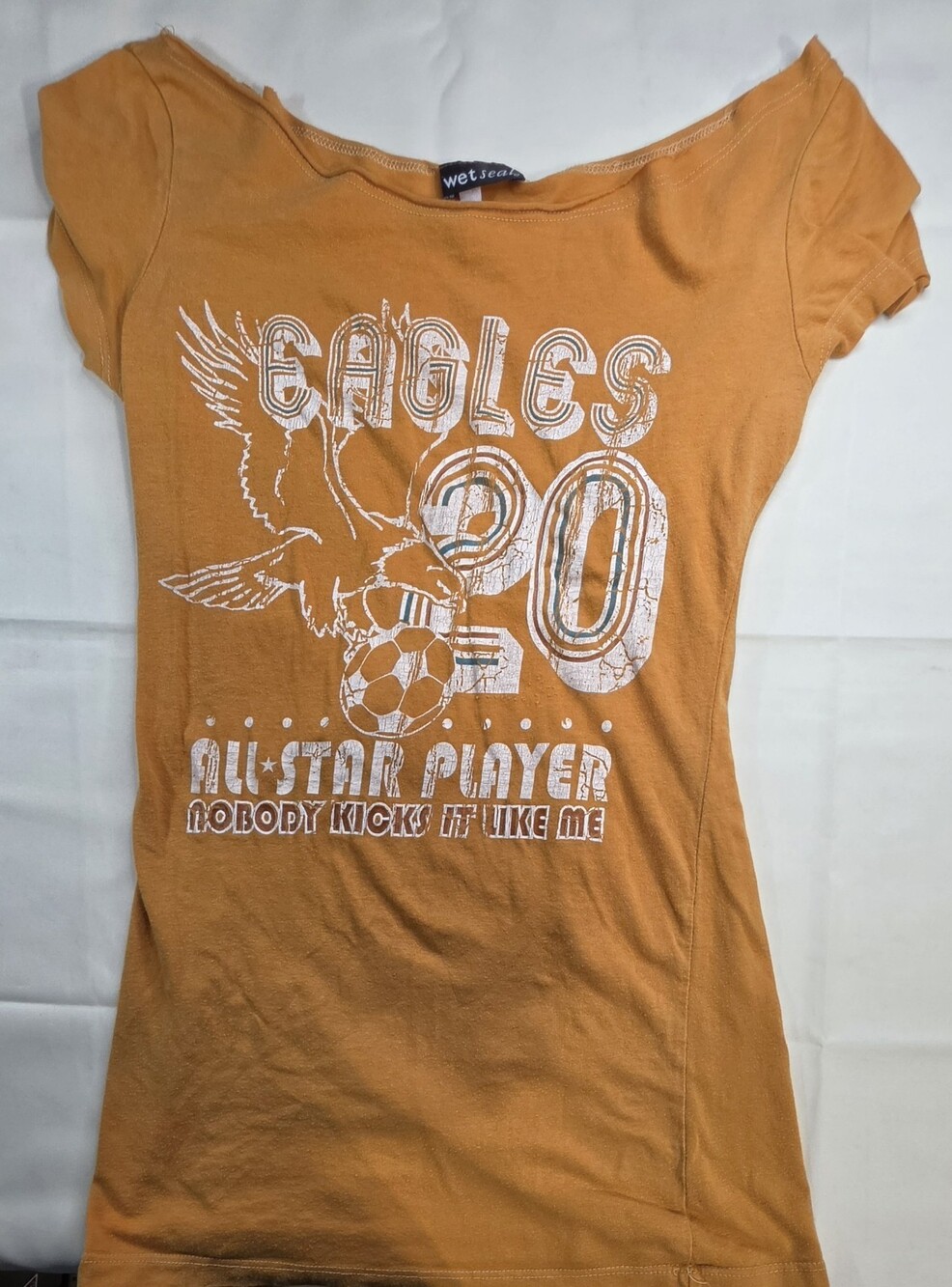 Wet Seal Vintage Y2K Eagles 20 All Star Player No Body Kicks It Like Me Sku 0337